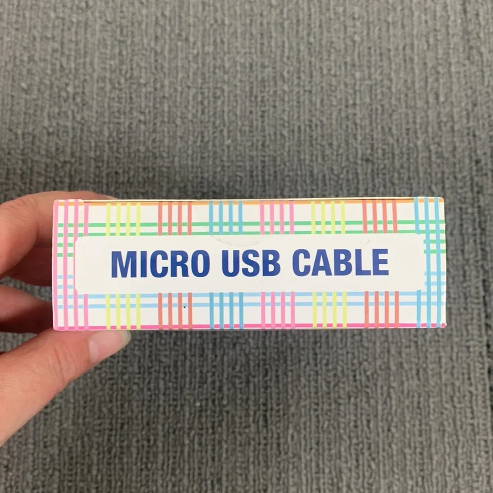 Micro USB Cable Keychain Universal Data Sync Charger 3ft Retractable for Android
